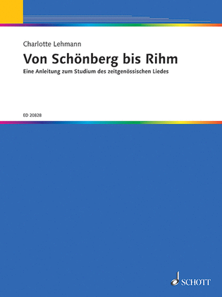 Book cover for Von Schonberg bis Rihm