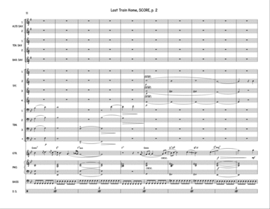 Last Train Home Jazz Ensemble scores gallery preview page 2