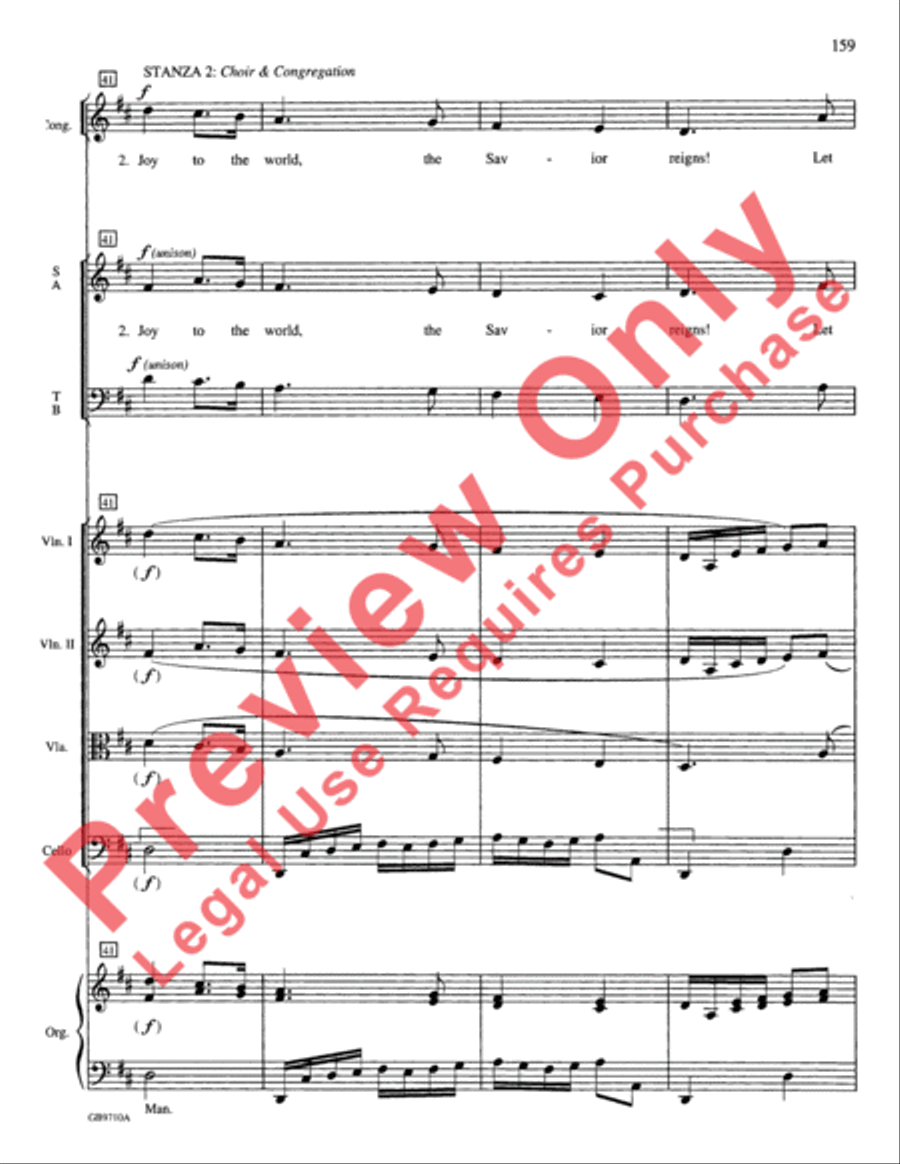 A Festival of Lessons and Carols Choir scores gallery preview page 160