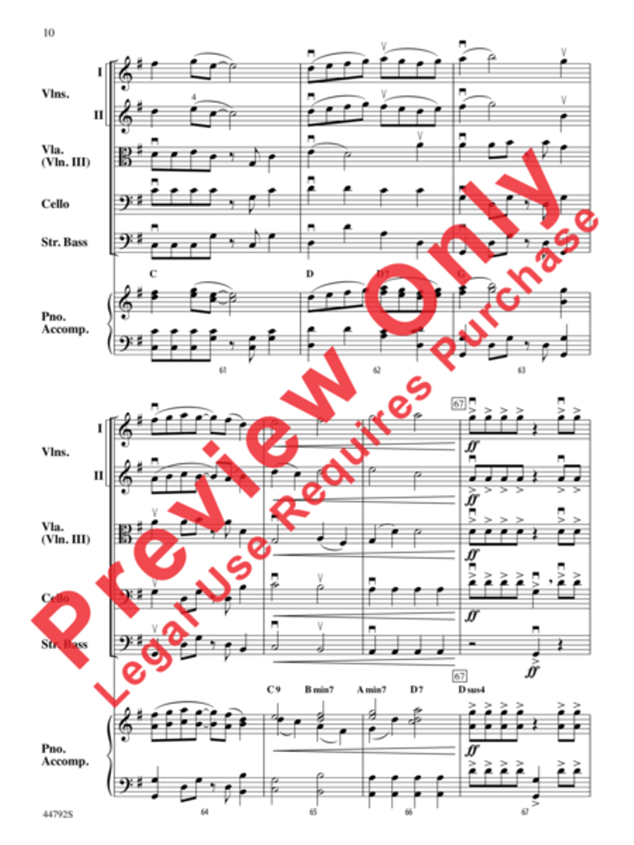 Wind Dancer Wind Dancer String Orchestra scores gallery preview page 11