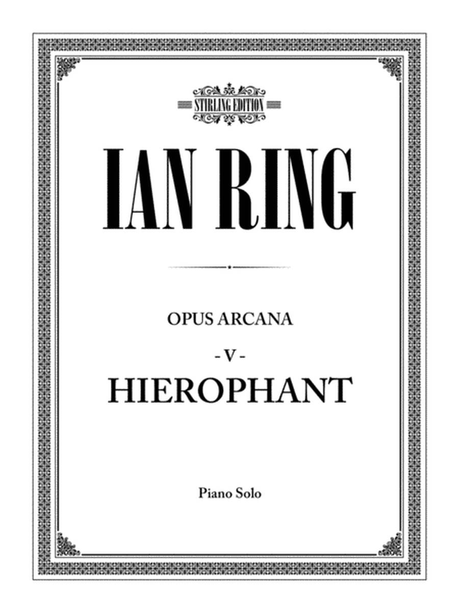 Ian Ring - Opus Arcana - 5 - Hierophant image number null