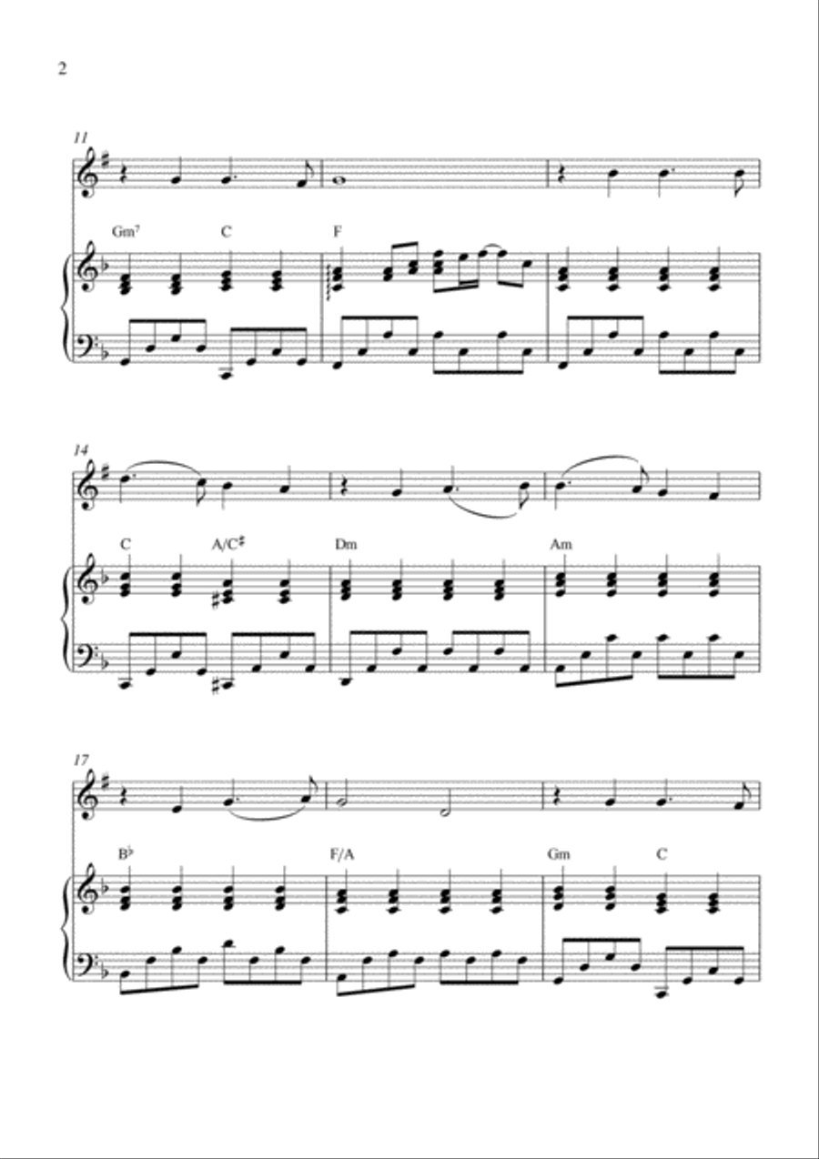 Let It Be Me (je T'appartiens) Clarinet Solo scores gallery preview page 2