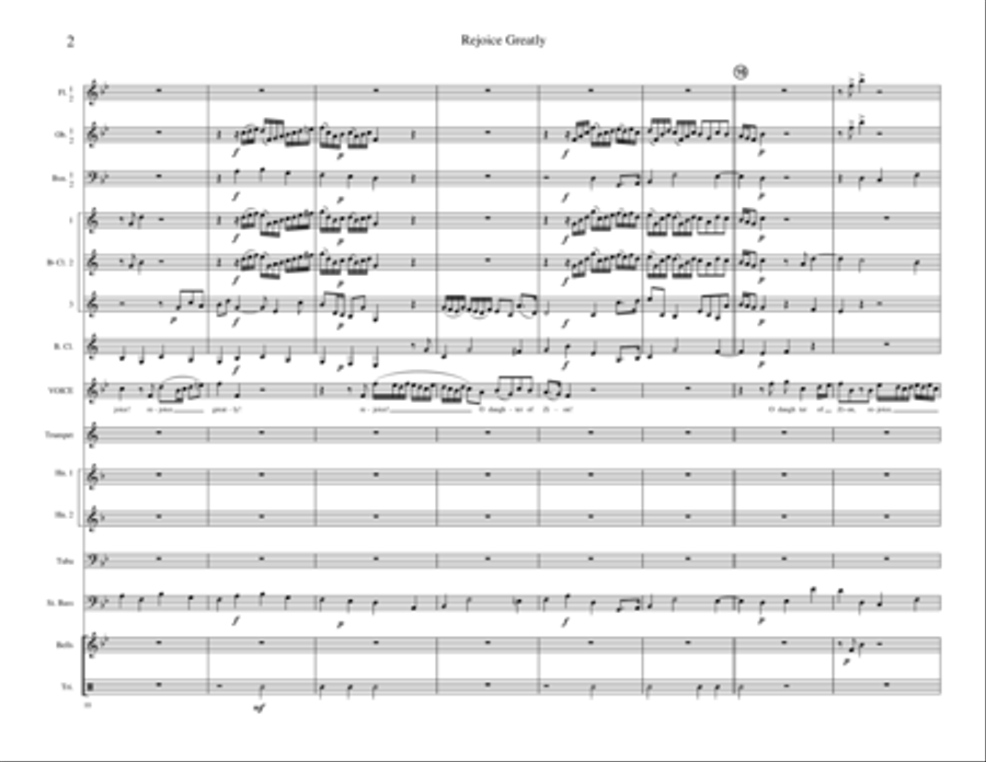 Rejoice Greatly Concert Band scores gallery preview page 6