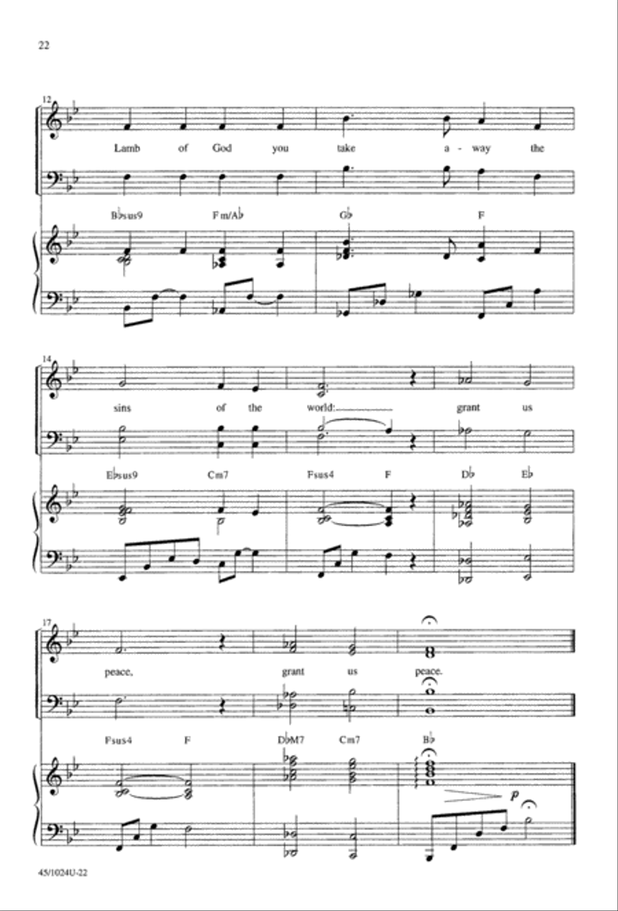 Mass of Compassion Mass of Compassion 4-Part scores gallery preview page 24