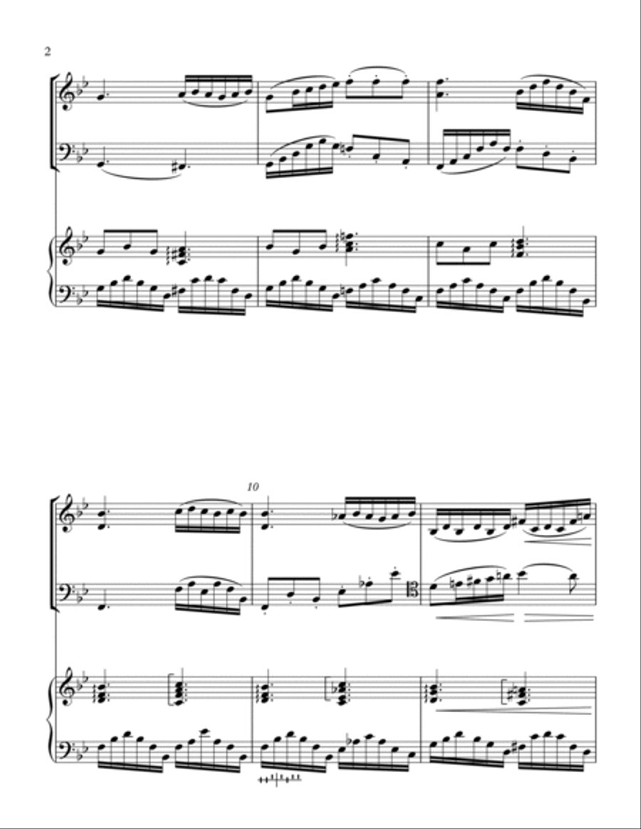 Barcarolle Trio Barcarolle Trio Small Ensemble scores gallery preview page 2