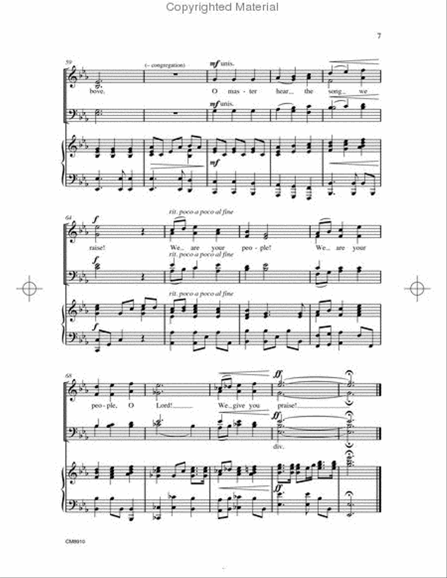 We Are Your People, O Lord! 4-Part scores gallery preview page 4