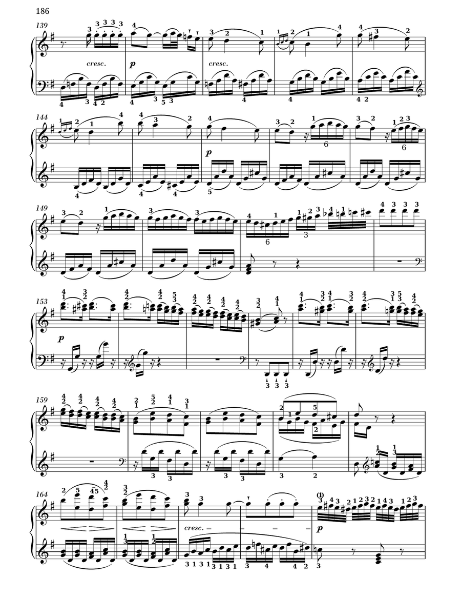 Piano Sonata No. 10 In G Major, Op. 14, No. 2 Piano Solo scores gallery preview page 6