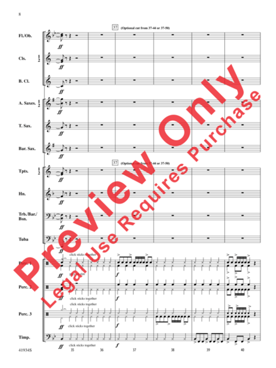 Little Drummer Dudes! Little Drummer Dudes! Concert Band scores gallery preview page 9