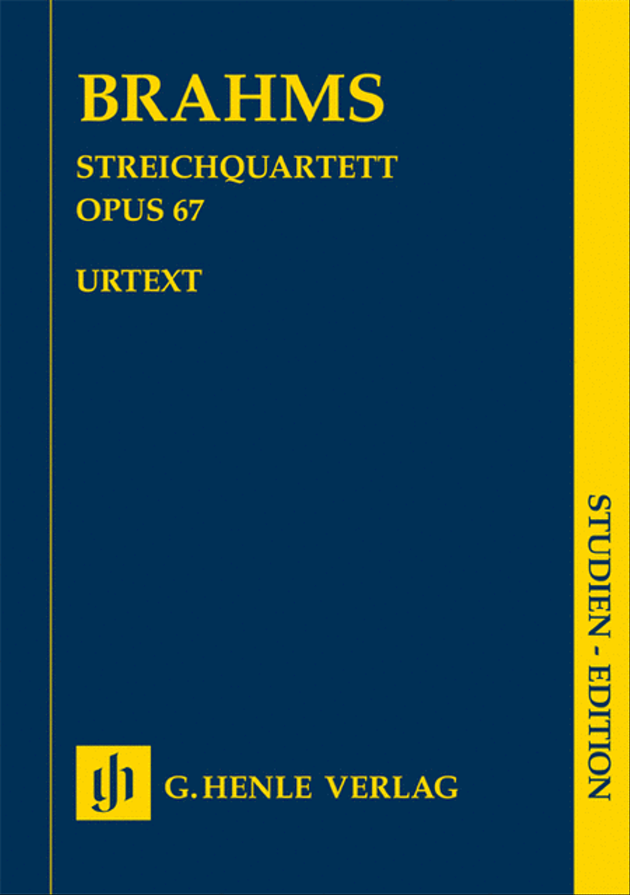 String Quartet in B-flat Major, Op. 67 String Quartet scores gallery preview page 1