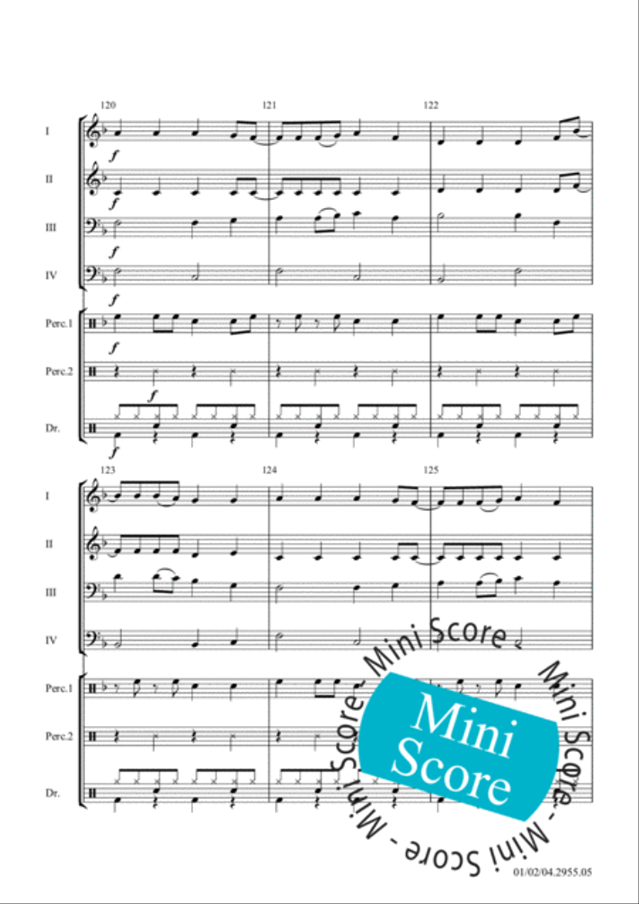 Three Cool Dances Concert Band scores gallery preview page 19