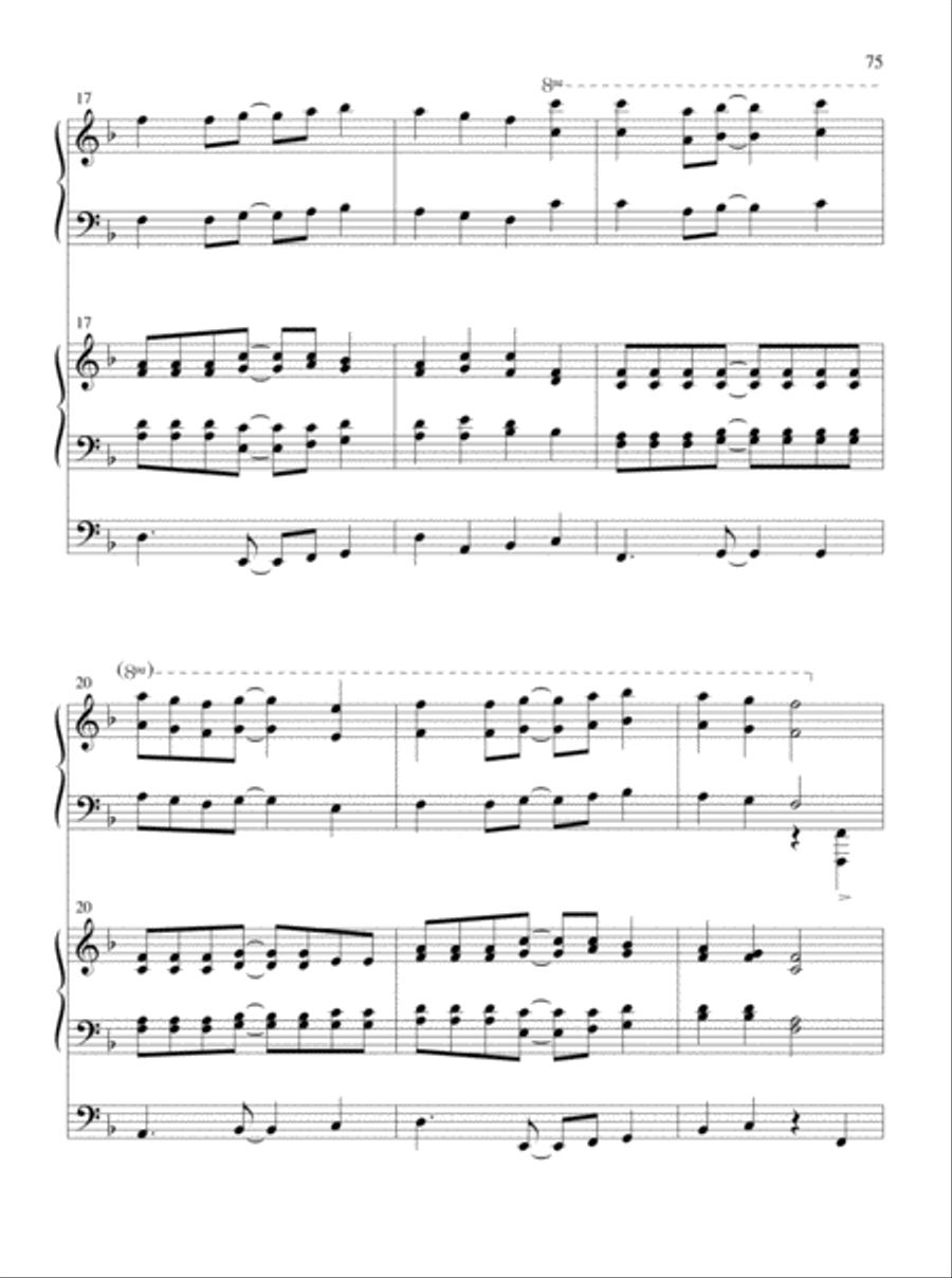 Glory and Honor, Praise and Adoration! Organ scores gallery preview page 41