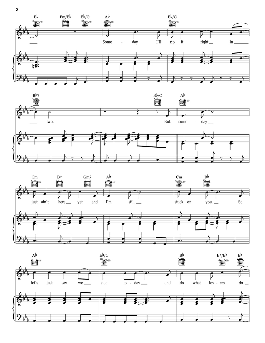 Someday Guitar scores gallery preview page 2