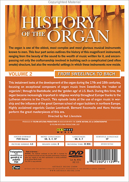 Vol. 2: History of the Organ