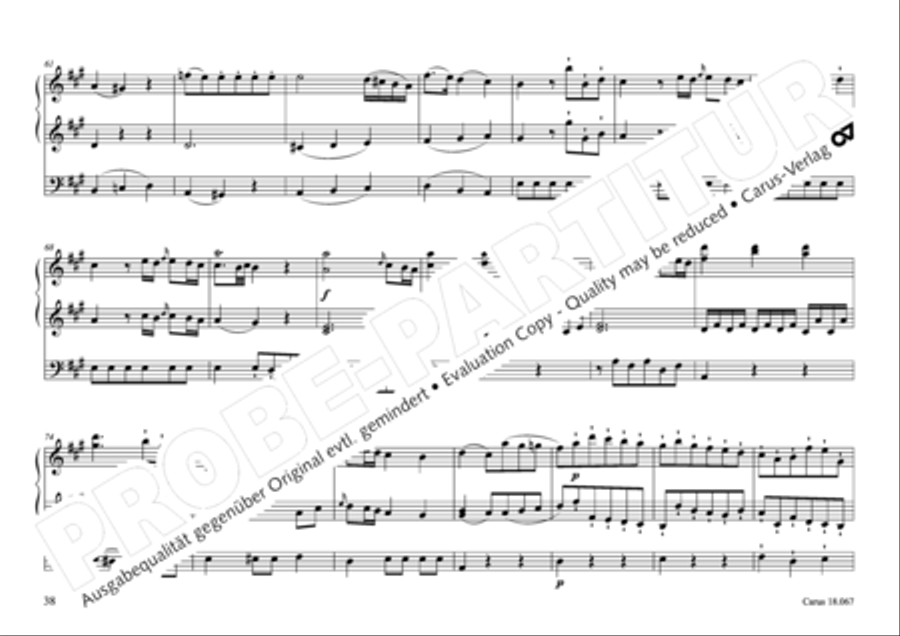 17 Church sonatas Organ Solo scores gallery preview page 39