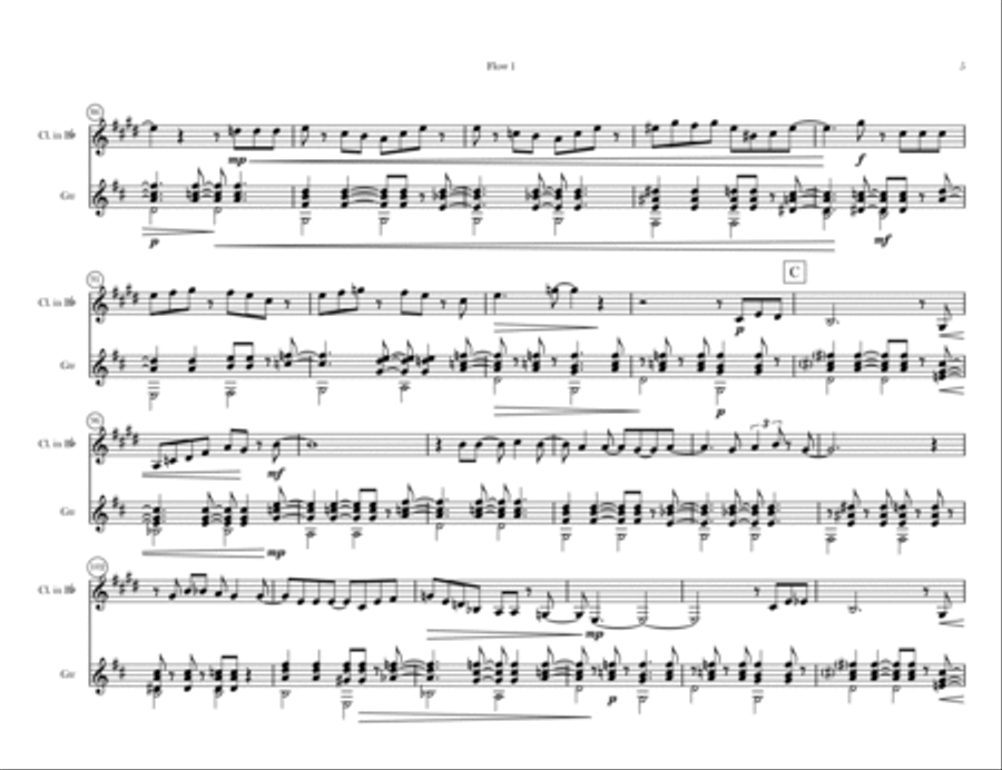 Wave Clarinet scores gallery preview page 6