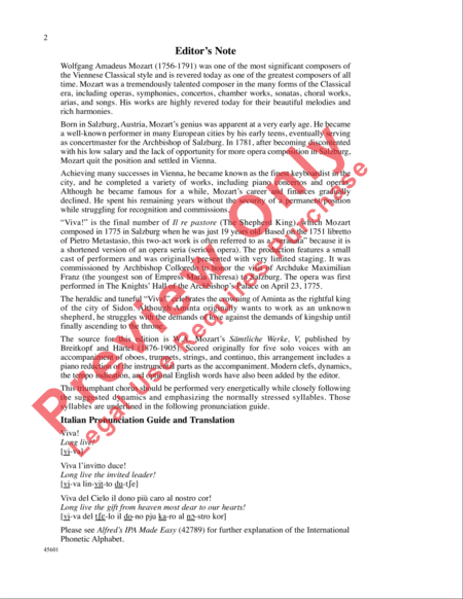 Viva! 4-Part scores gallery preview page 2