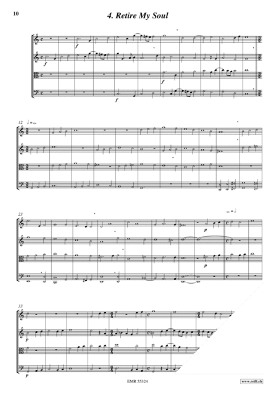 A Byrd Collection A Byrd Collection String Quartet scores gallery preview page 6