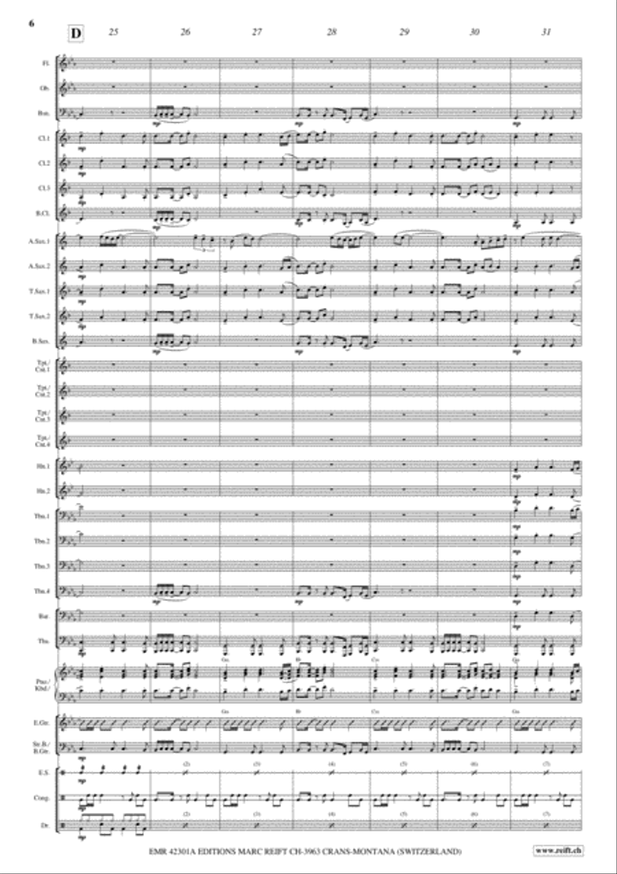 Love Is All Love Is All Concert Band scores gallery preview page 6