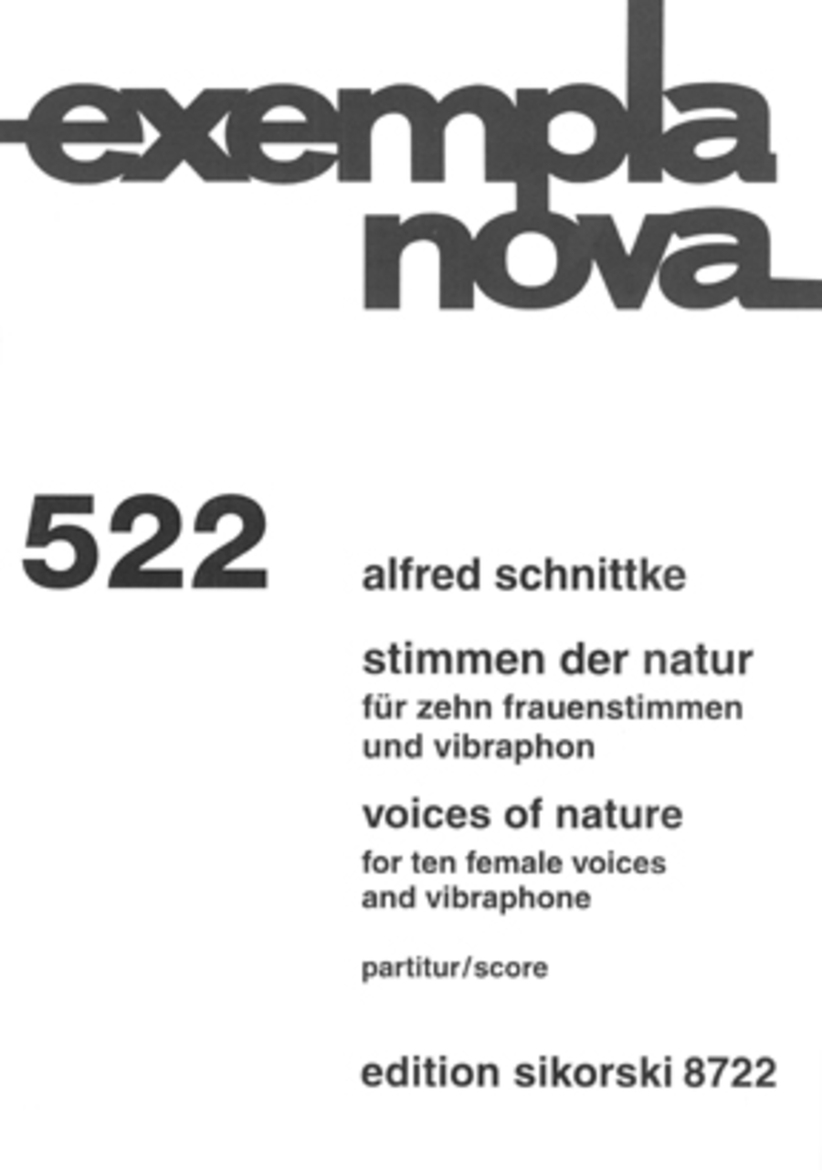 Voices of Nature Choir scores gallery preview page 1