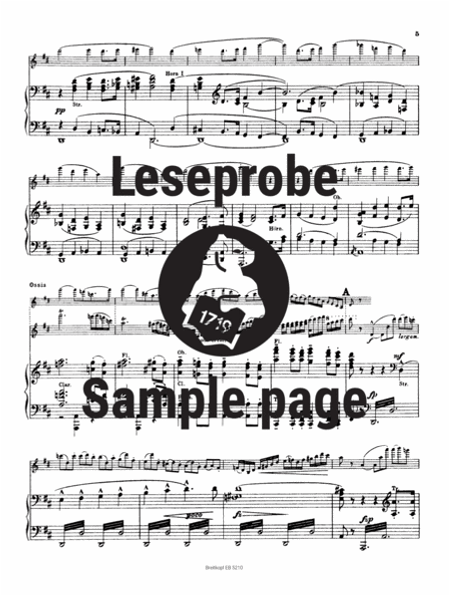 Violin Concerto in D major Op. 35a K 243 Violin Solo scores gallery preview page 4