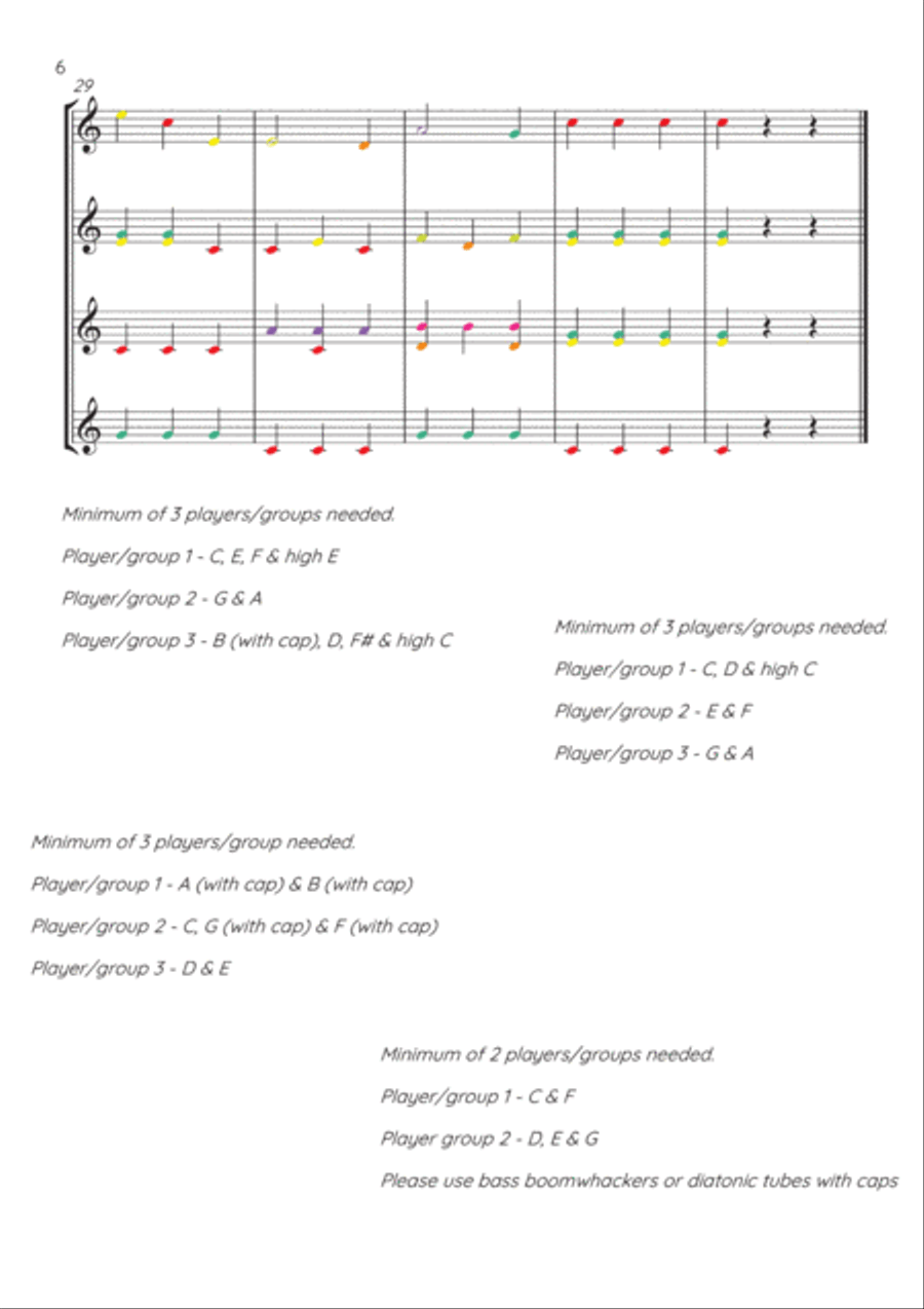 Boomwhackers Play Classical book 2 School and Community scores gallery preview page 6