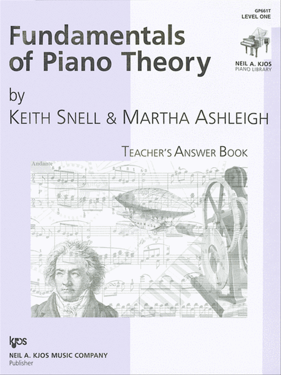 Fundamentals Of Piano Theory, Level 1 - Answer Book Piano Method scores gallery preview page 1