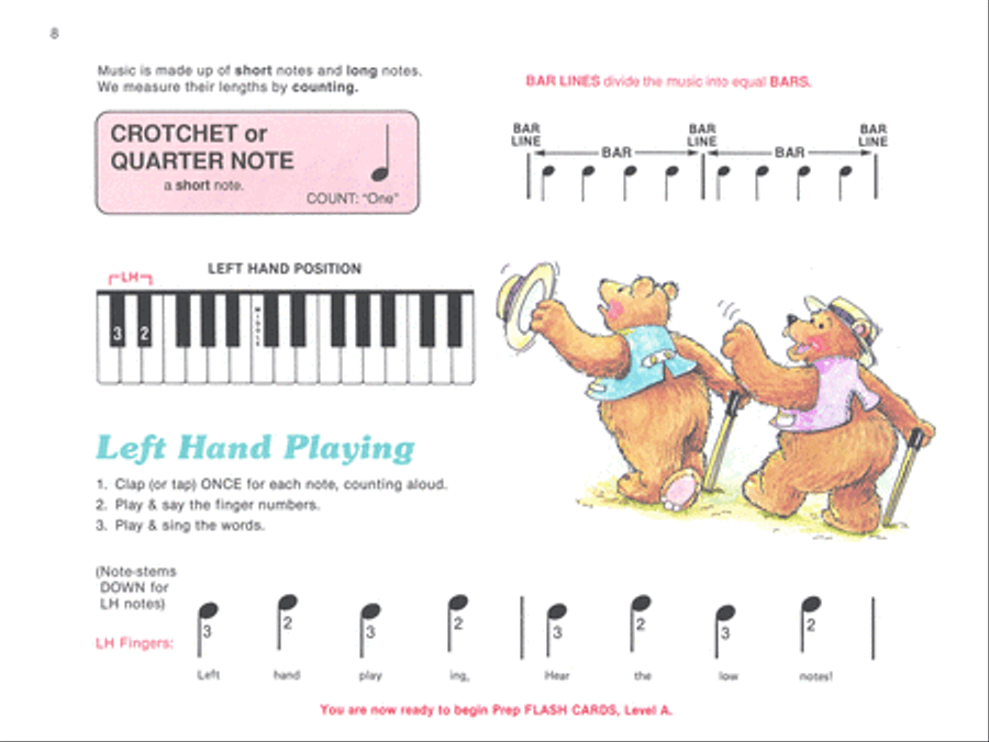 Alfred's Basic Piano Prep Course Lesson Book, Book A Piano Method scores gallery preview page 2