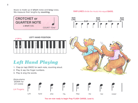Alfred's Basic Piano Prep Course Lesson Book, Book A