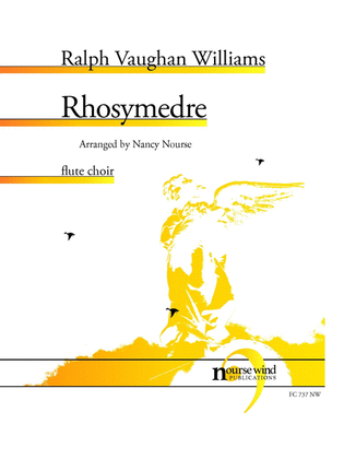 Book cover for Rhosymedre for Flute Choir