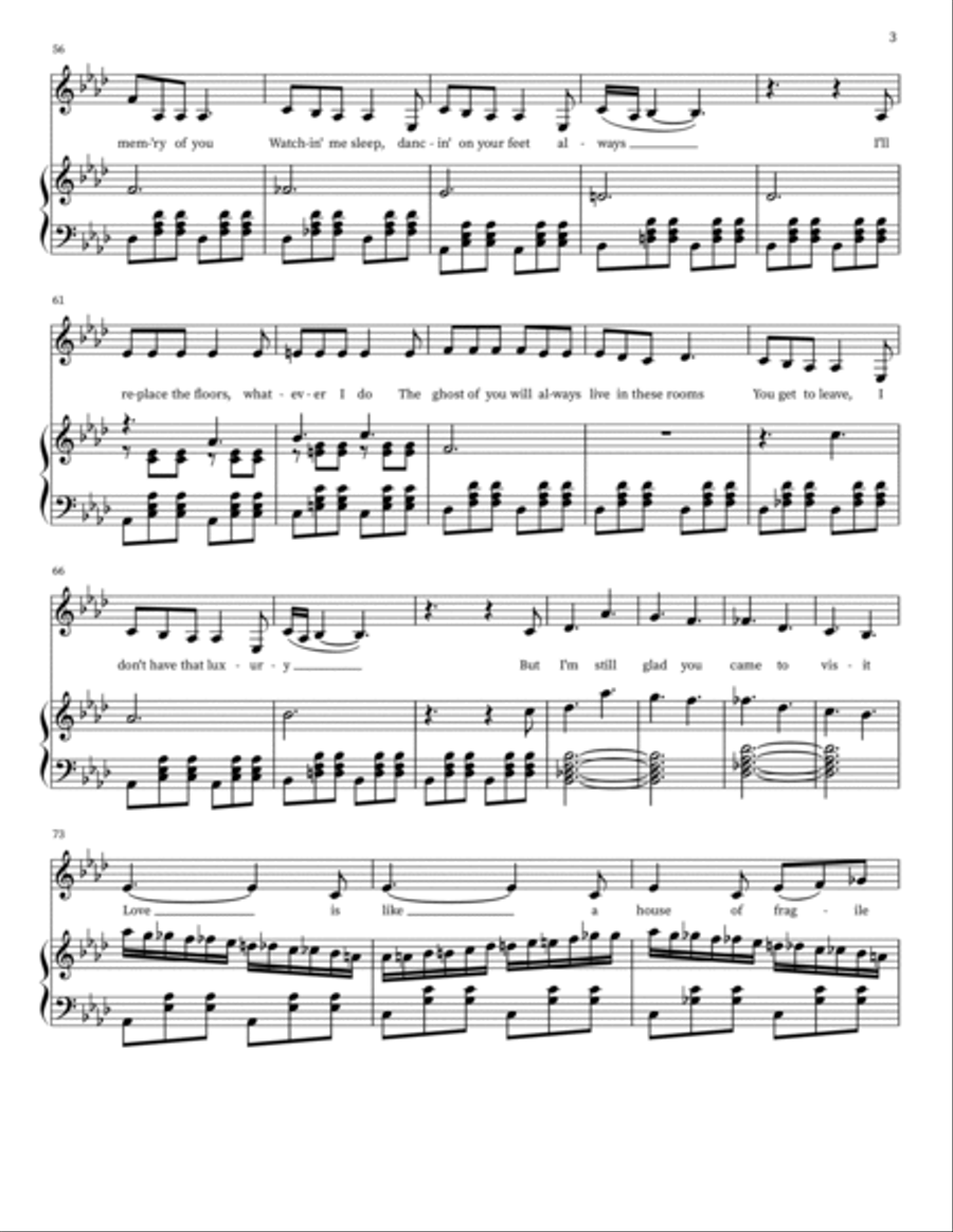 House Of Fragile Things Voice scores gallery preview page 3