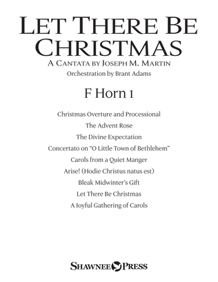 Book cover for Let There Be Christmas Orchestration - F Horn 1