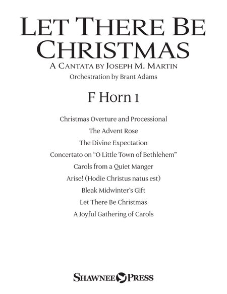 Let There Be Christmas Orchestration - F Horn 1