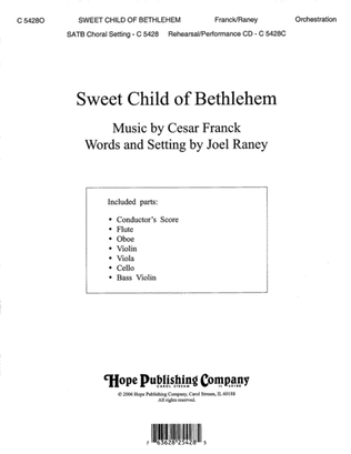 Book cover for Sweet Child of Bethlehem