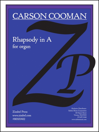 Book cover for Rhapsody in A
