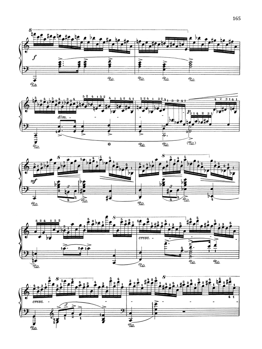 Etude in A minor, Op. 25, No. 11 Piano Method scores gallery preview page 2