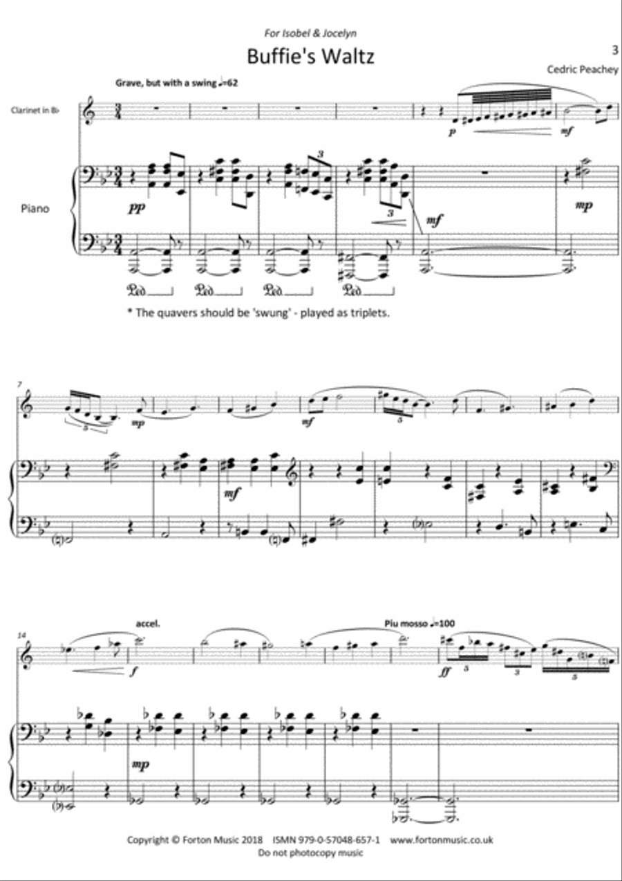 Buffie's Waltz Score and Part scores gallery preview page 3