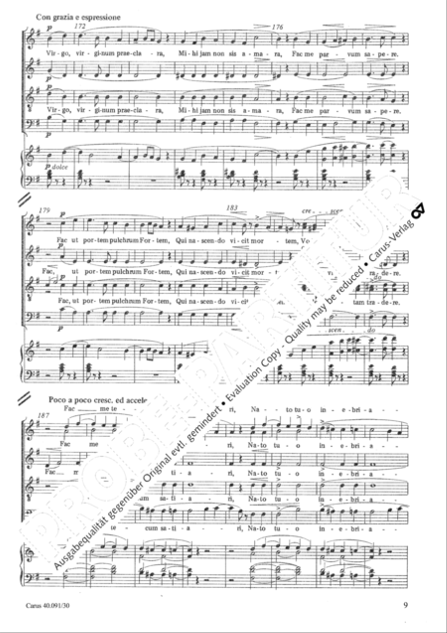 Stabat Mater speciosa Choir scores gallery preview page 10