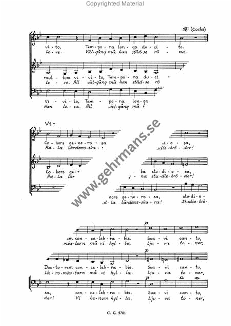Cohors generosa 3-Part scores gallery preview page 3