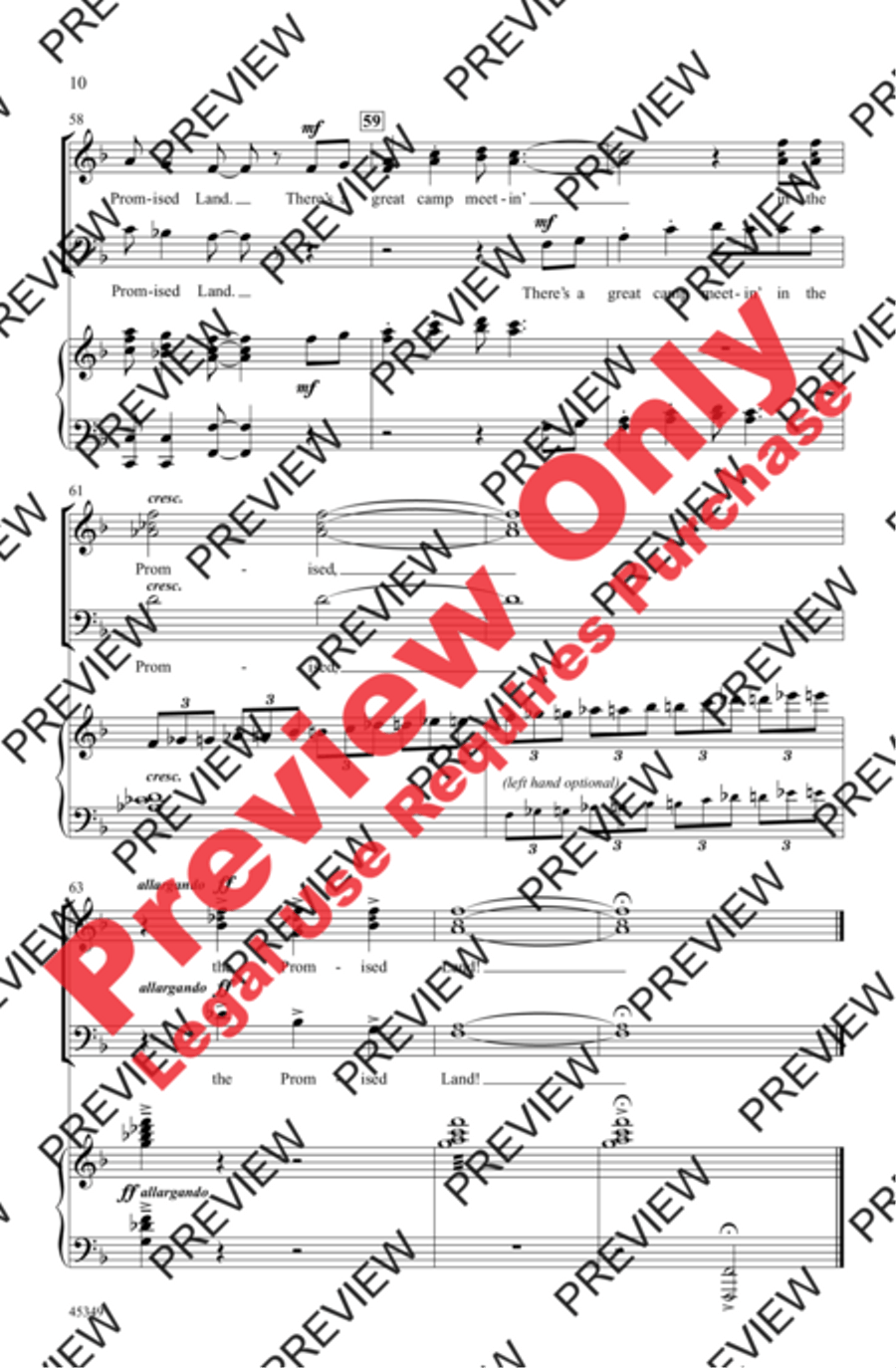 Walk Together, Children 3-Part scores gallery preview page 10