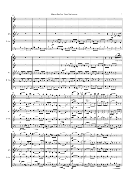 Gounod: Funeral March of a Marionette (Marche Funèbre d’une Marionette)(HitchcockTV) - wind quintet by Charles Francois Gounod Woodwind Quintet - Digital Sheet Music