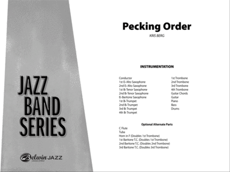 Pecking Order Jazz Ensemble scores gallery preview page 22