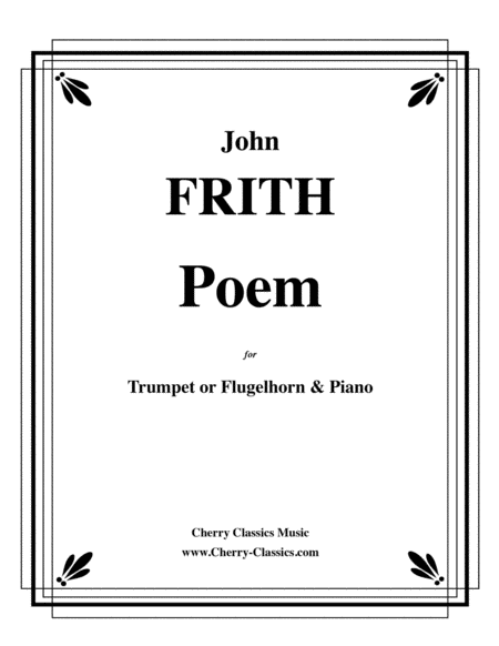 John Frith : Poem for Trumpet or Flugelhorn and Piano