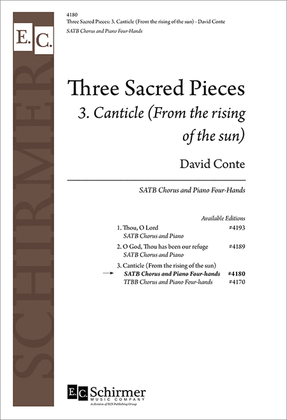 Three Sacred Pieces: 3. Canticle
