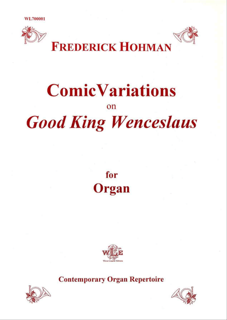 Comic Variations of Good King Wenceslas Christmas scores gallery preview page 1