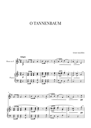 Book cover for O Tannenbaum for French Horn and Piano