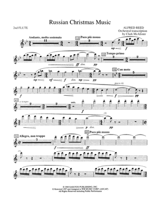 Russian Christmas Music: 2nd Flute