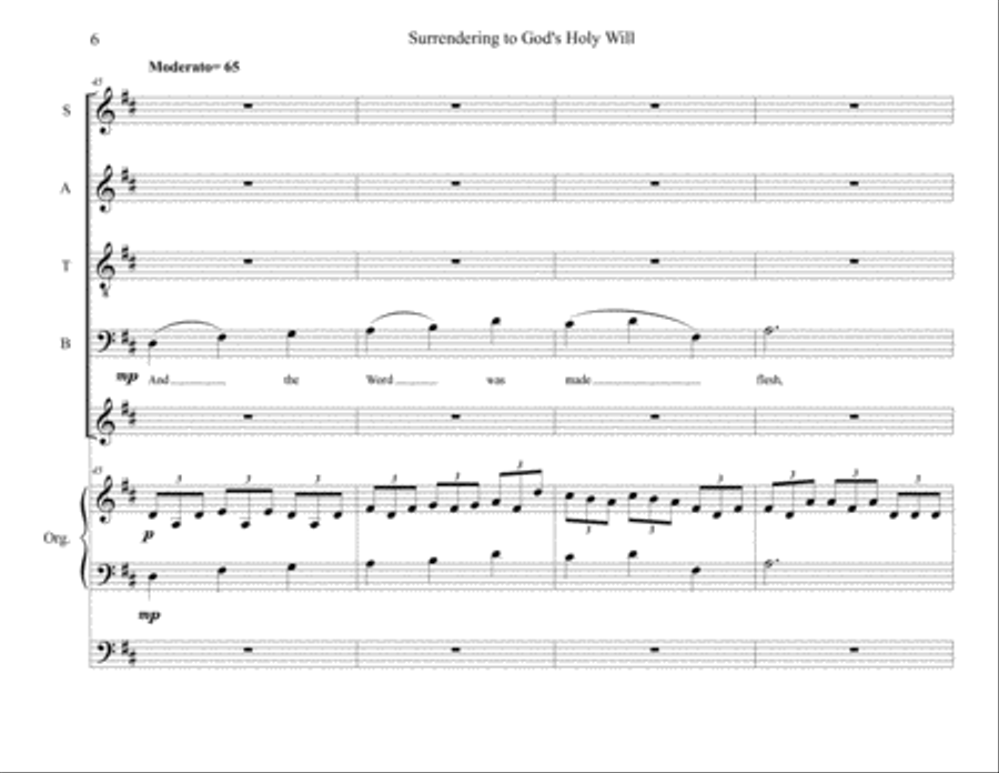 My 500-700th Composition Part Three 4-Part scores gallery preview page 6