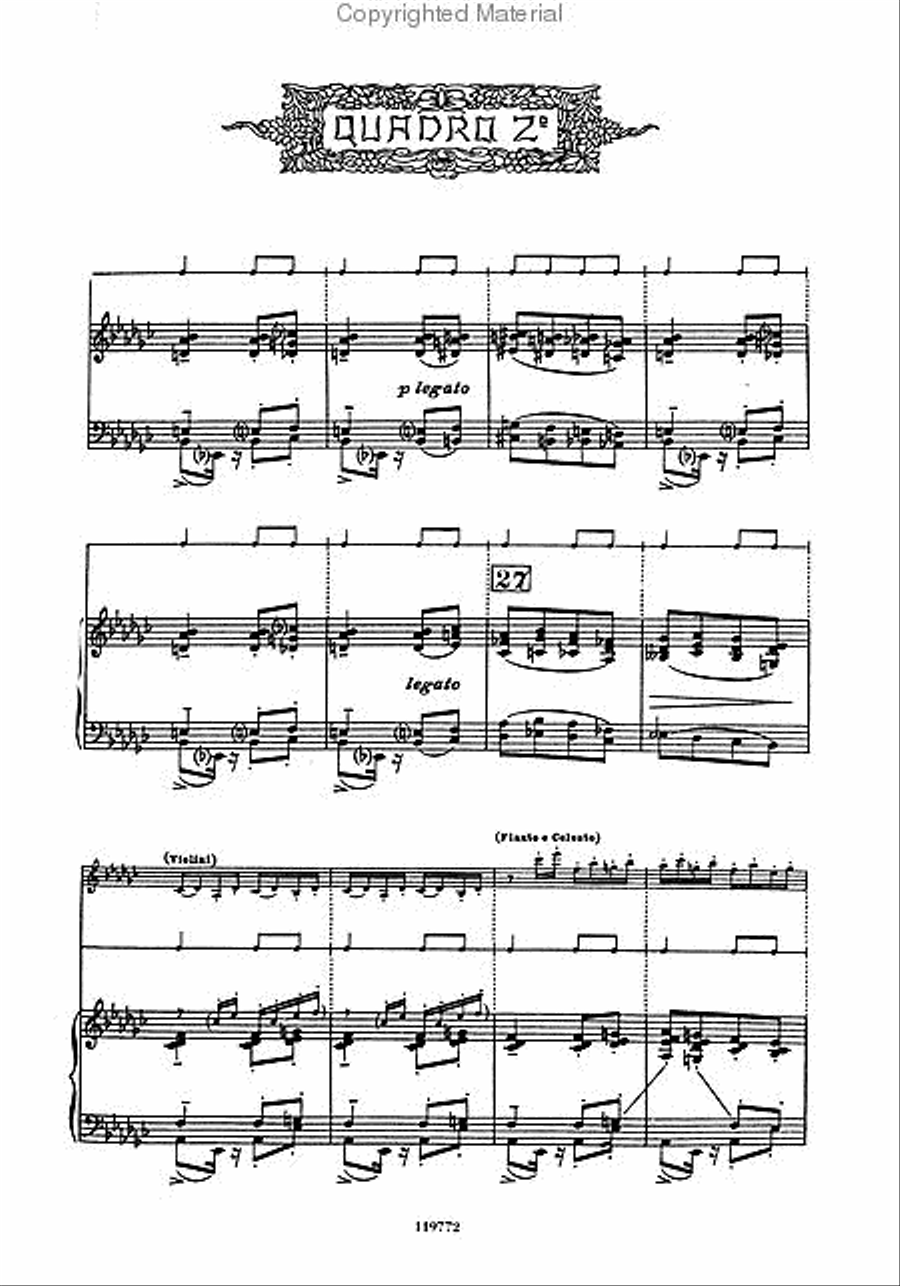 <br>Sheet music extract