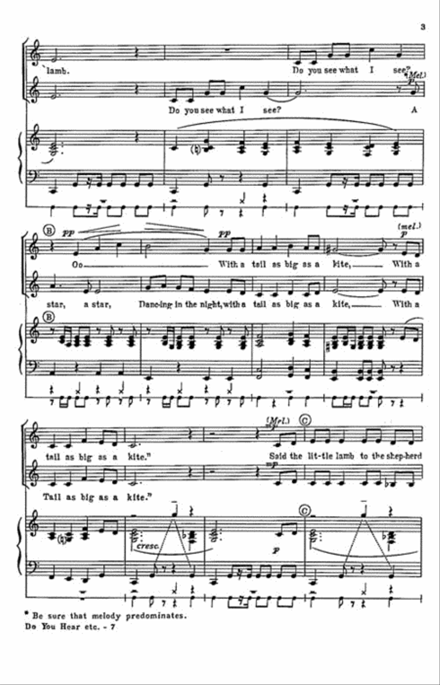 Do You Hear What I Hear? 2-Part scores gallery preview page 3
