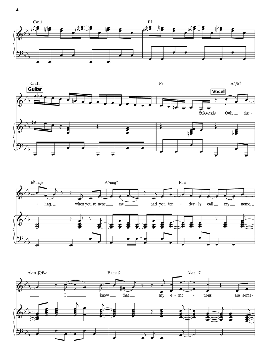 I Feel The Earth Move Piano, Vocal scores gallery preview page 4